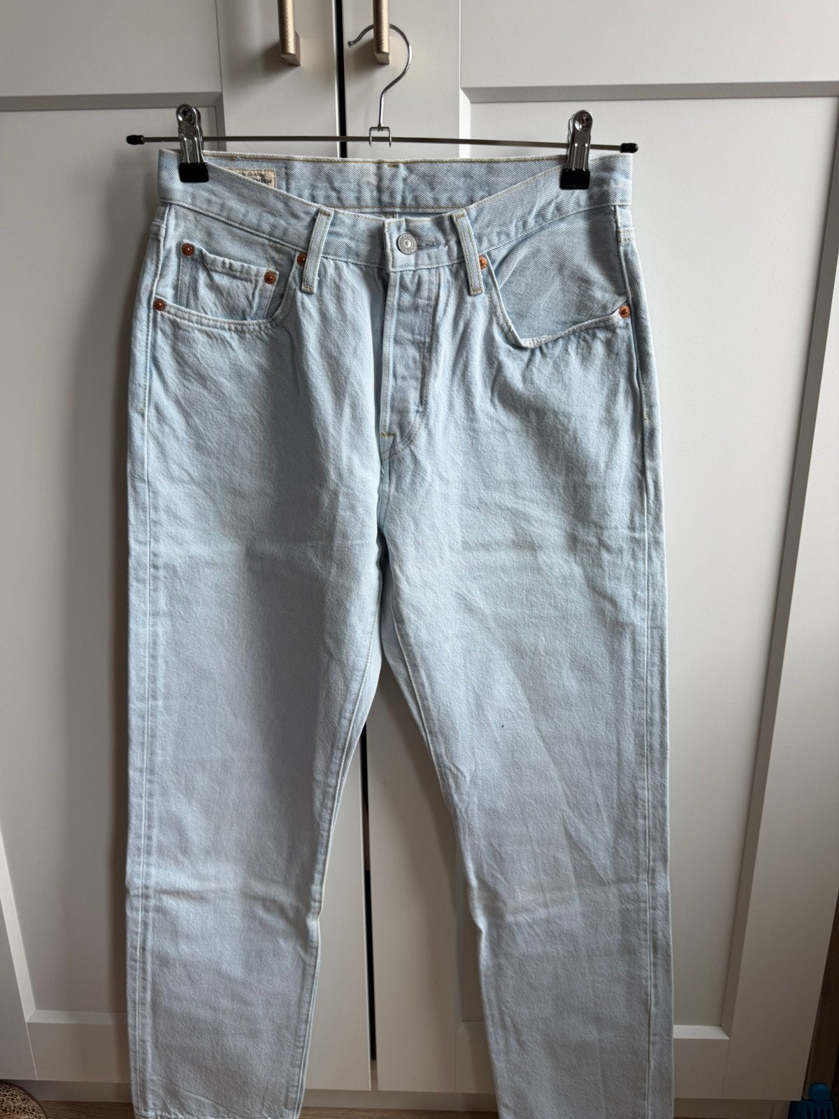 Jeans met rechte pijpen - 501 - Blauw - Levi’s - 27x30, Kleding | Dames, Ophalen of Verzenden, Zo goed als nieuw, Blauw, W28 - W29 (confectie 36)