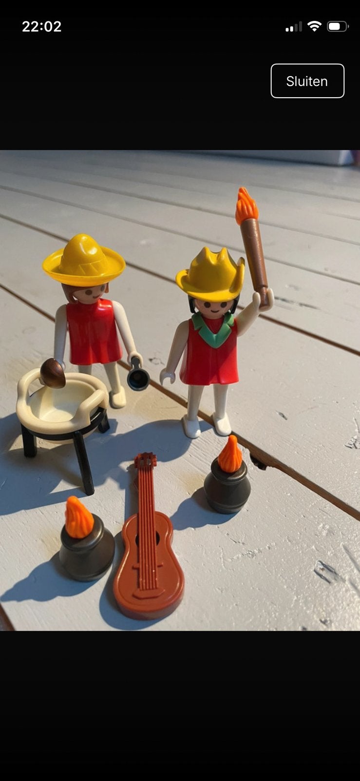 Playmobil. Twee Mexicanen., Ophalen of Verzenden, Gebruikt