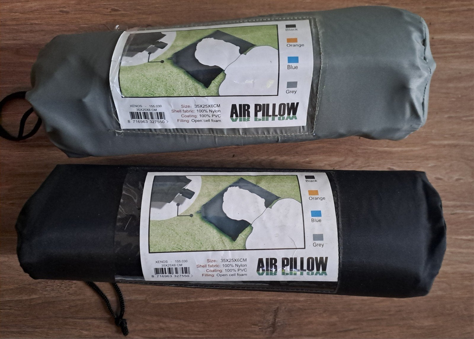 2x XENOS AIR PILLOW - Opblaasbaar kussen voor kamperen, Ophalen of Verzenden, Nieuw