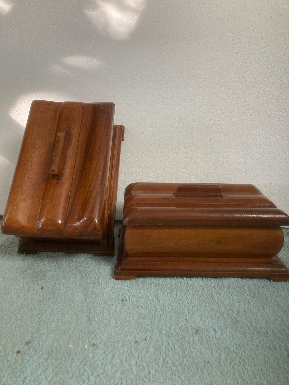 2 identieke vintage vruchtenhouten dozen jaren '50, Ophalen of Verzenden