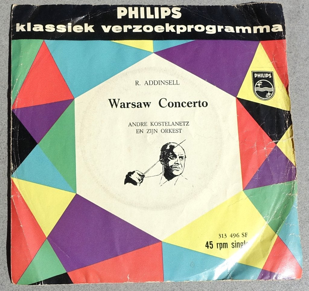 Andre Kostelanetz - Warsaw Concerto ( 7'' vinyl single ), Cd's en Dvd's, Gebruikt, Klassiek, 7 inch, Overige typen