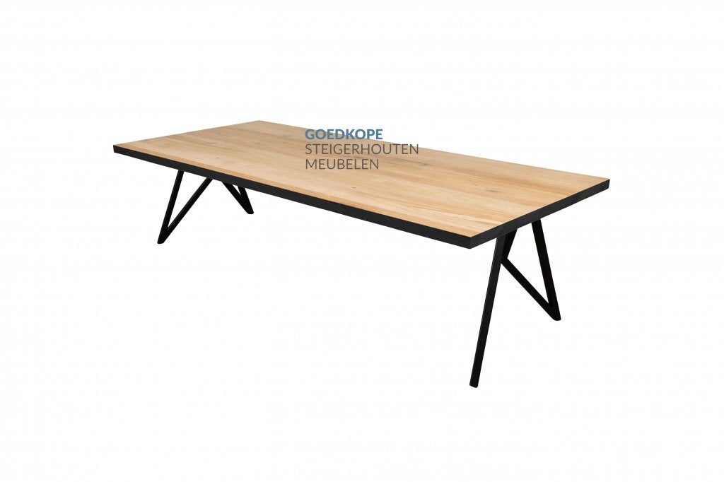 Eiken boomstamtafel Houten tafels op maat Boomstamtafel, Niet ingevuld, 100 tot 150 cm, Nieuw, Ophalen of Verzenden