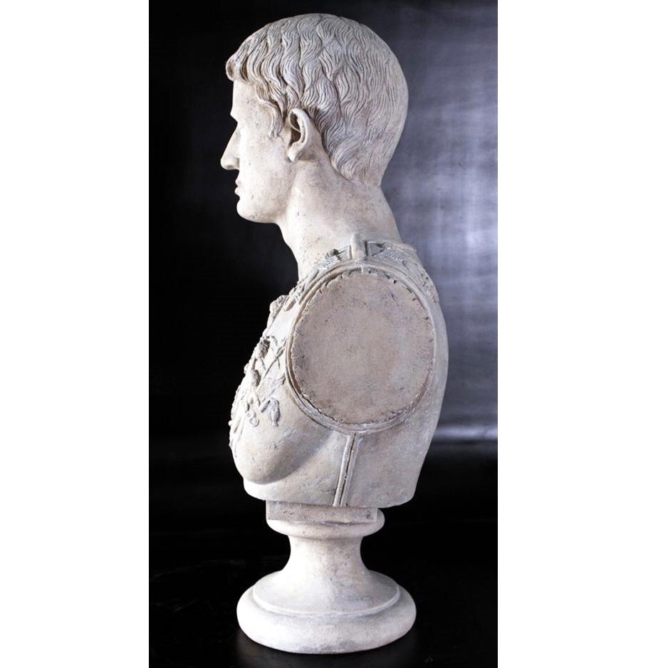 Augustus Caesar Bust 83 cm - buste caesar, Ophalen, HorecaBeelden, Overige typen, Nieuw