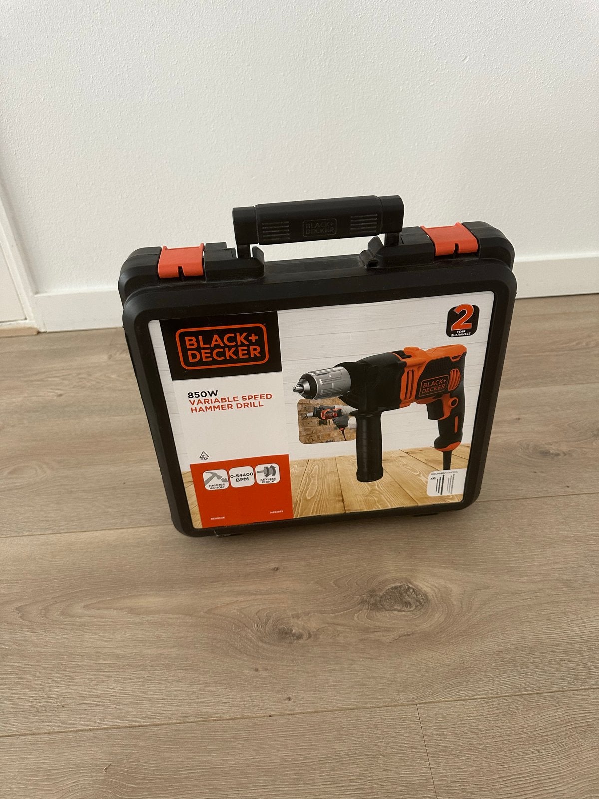 BLACK+DECKER 850W Klopboormachine met variabele snelheid, Doe-het-zelf en Verbouw, Boormachine, 600 watt of meer, Ophalen of Verzenden