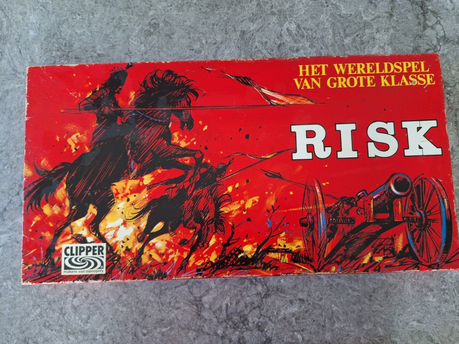 Risk: Het Wereldspel van Grote Klasse, Vijf spelers of meer, Ophalen of Verzenden, Gebruikt, Clipper