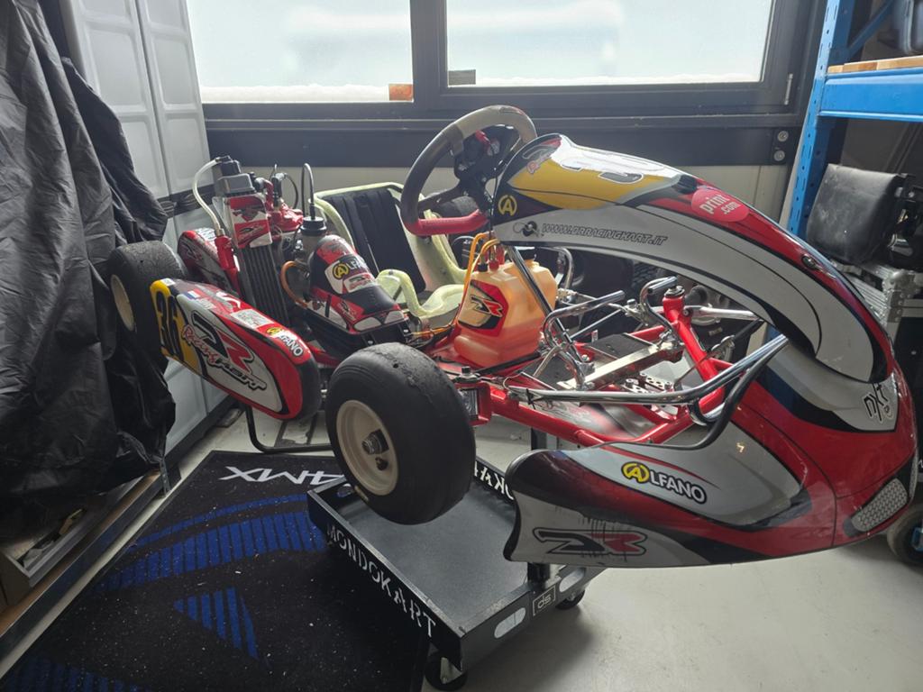 Dr racing kart met rotax mini max blok, Sport en Fitness, Karting, Ophalen of Verzenden