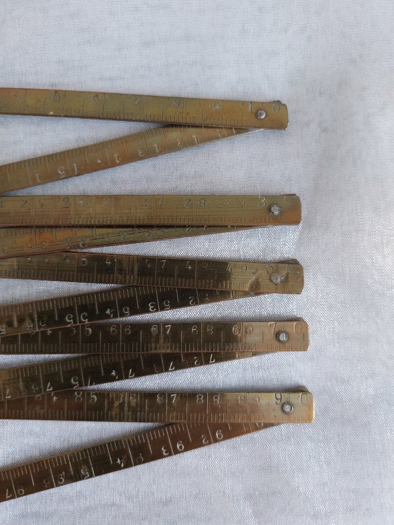 Antieke meter van koper.  Vintage, Ophalen of Verzenden