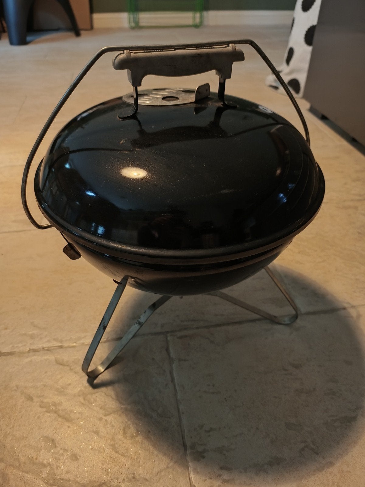 Kleine Weber barbecue - Smokey Joe, Tuin en Terras, Houtskoolbarbecues, Ophalen, Gebruikt, Onbekend