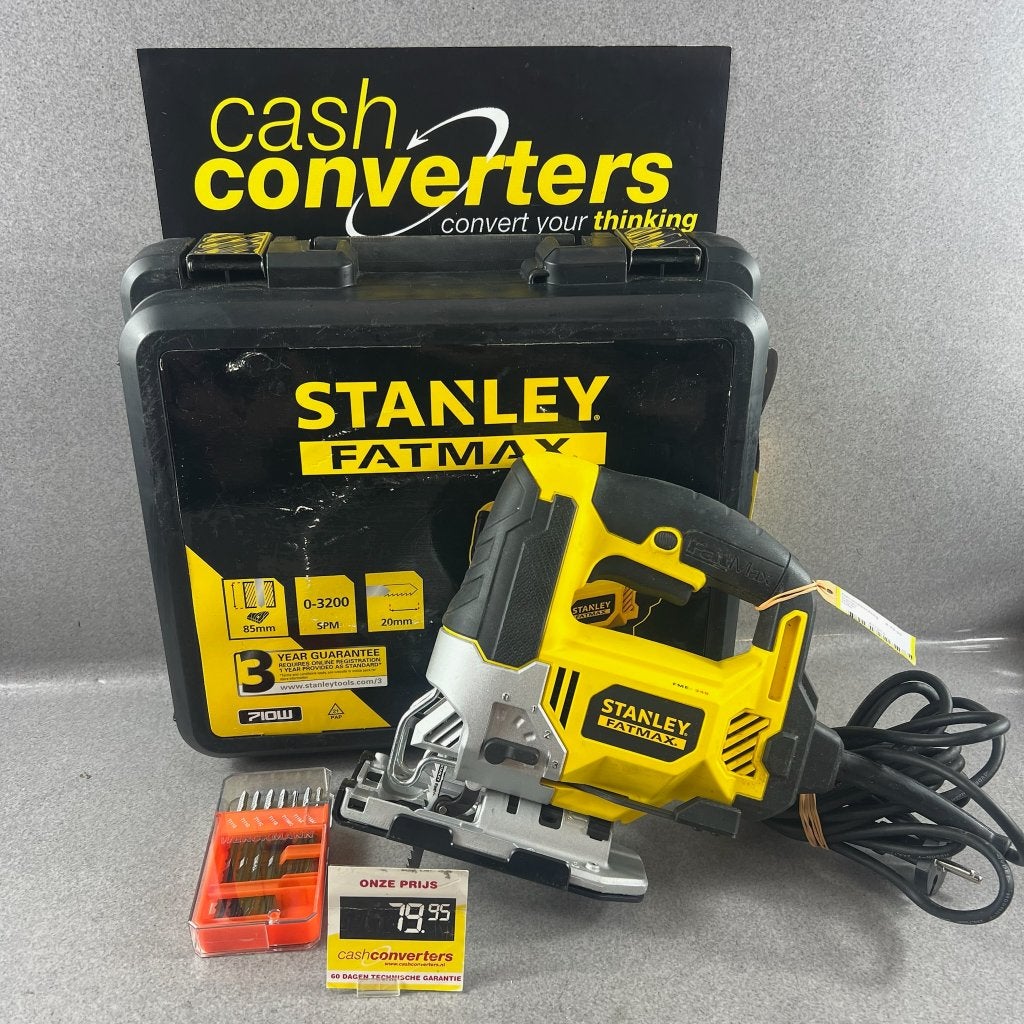 Stanley Fatmax Decoupeerzaag | FME-340 | koffer | 411013, Gebruikt, Decoupeerzaag, Ophalen of Verzenden, Stanley Fatmax