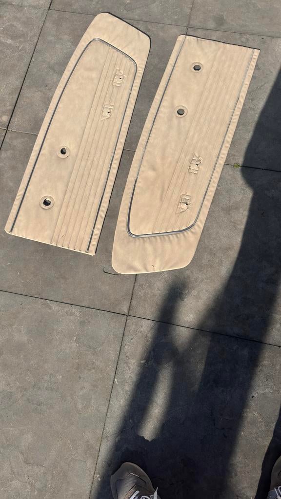 Binnen panelen deur Ford Mustang 1966 kleur Parchment, Auto-onderdelen, Ophalen of Verzenden, Gebruikt, Ford