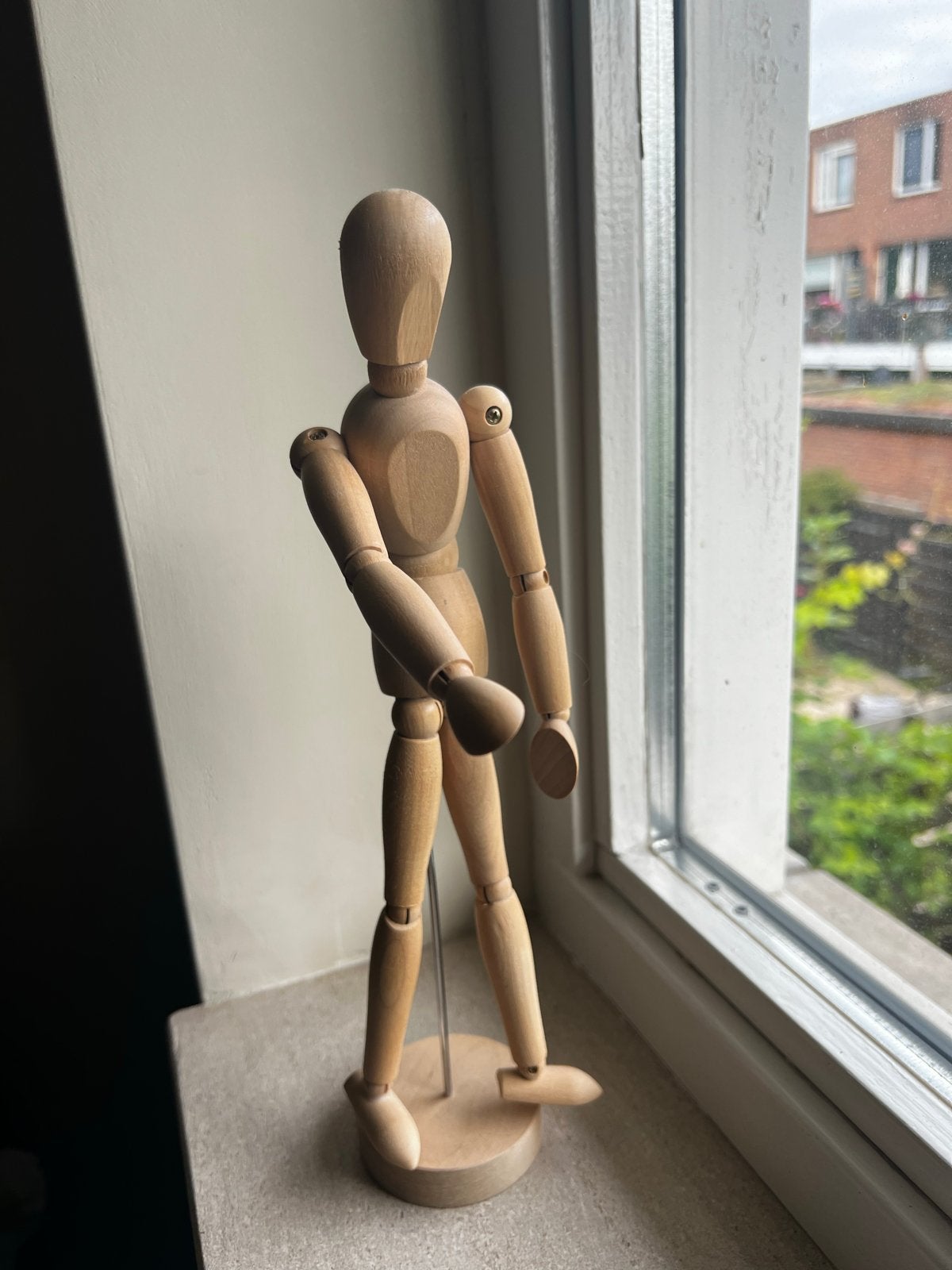 Houten paspop / tekenpop, Hobby en Vrije tijd, Tekenen, Verzenden, Zo goed als nieuw, Overige typen