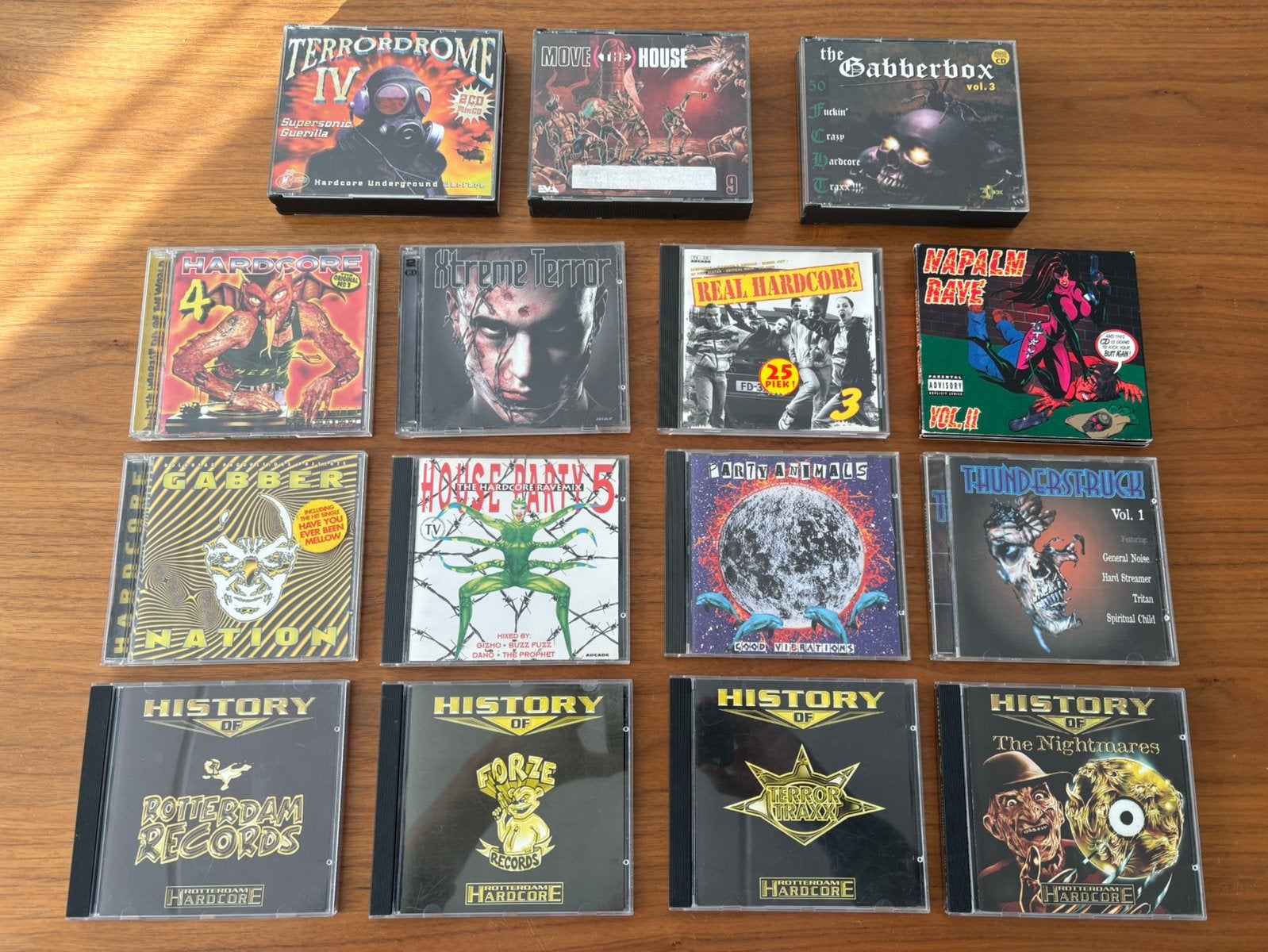 Originele 90s Hardcore / Gabber CD’s – complete collectie, Cd's en Dvd's, Ophalen, Gebruikt, Hardcore, Verzamelalbum