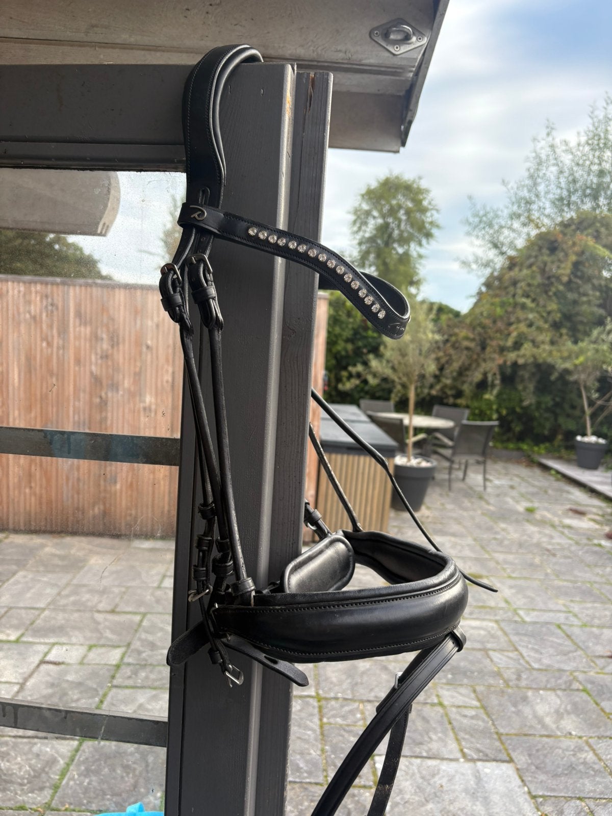Dyon rondgenaaid trens hoofdstel, Ophalen, Hoofdstel, Nieuw, Zwart