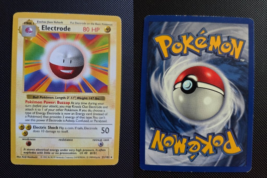 Electrode Base Set Shadowless Excellent, Ophalen of Verzenden, Zo goed als nieuw, Losse kaart