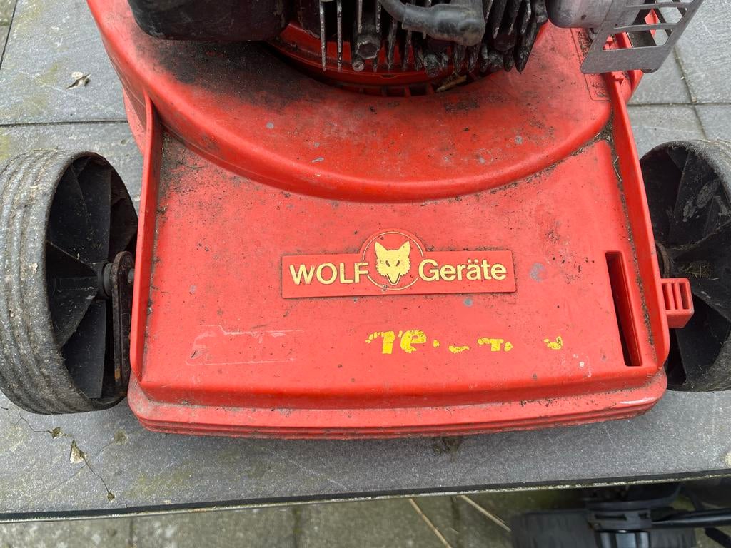 Wolf Gerate Grasmaaier - Benzine, Ophalen, Gebruikt, Benzine-grasmaaier