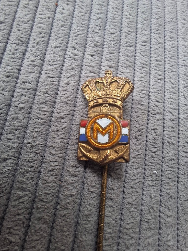 Emaille speld Koninklijke Marine, Verzamelen, Ophalen of Verzenden, Zo goed als nieuw, Overige onderwerpen