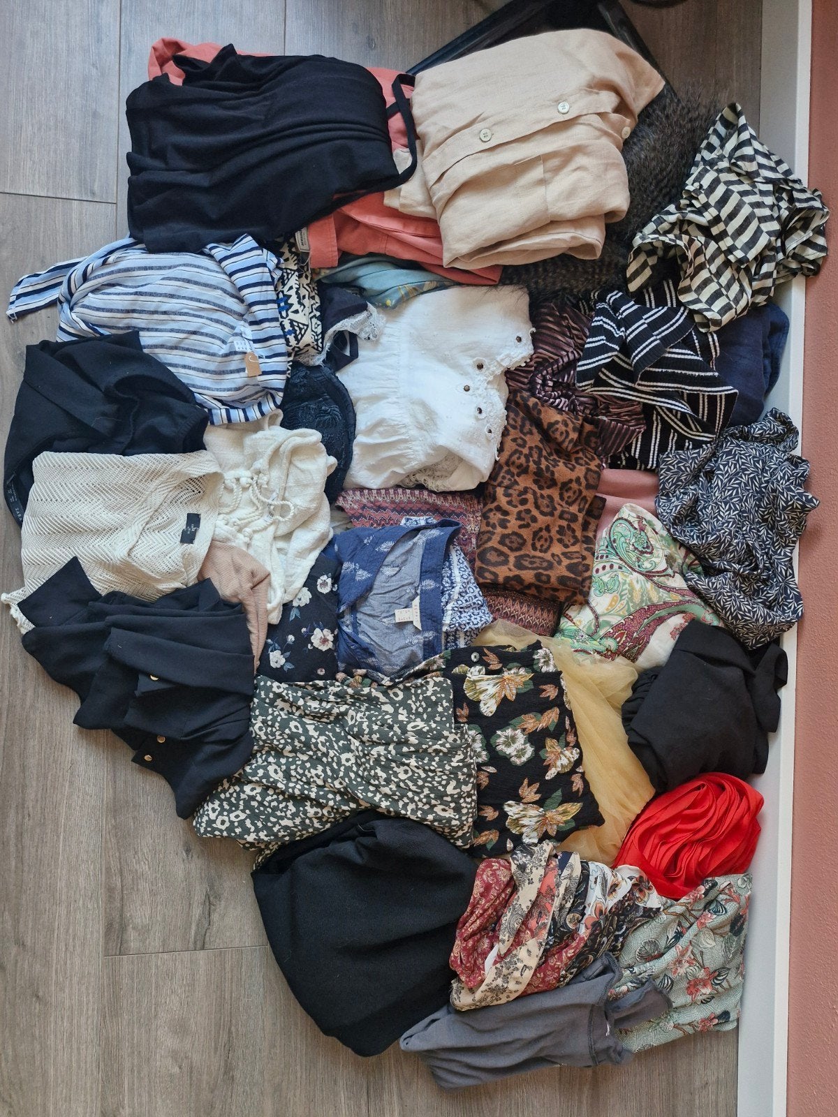 Enorm kledingpakket!, Ophalen