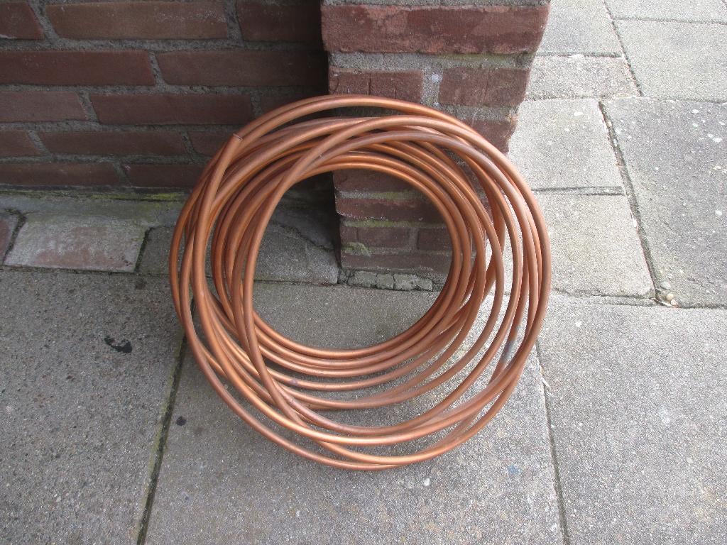 Koperen buis op rol 10 mm, Ophalen, Overige materialen, Minder dan 20 mm, 6 meter of meer