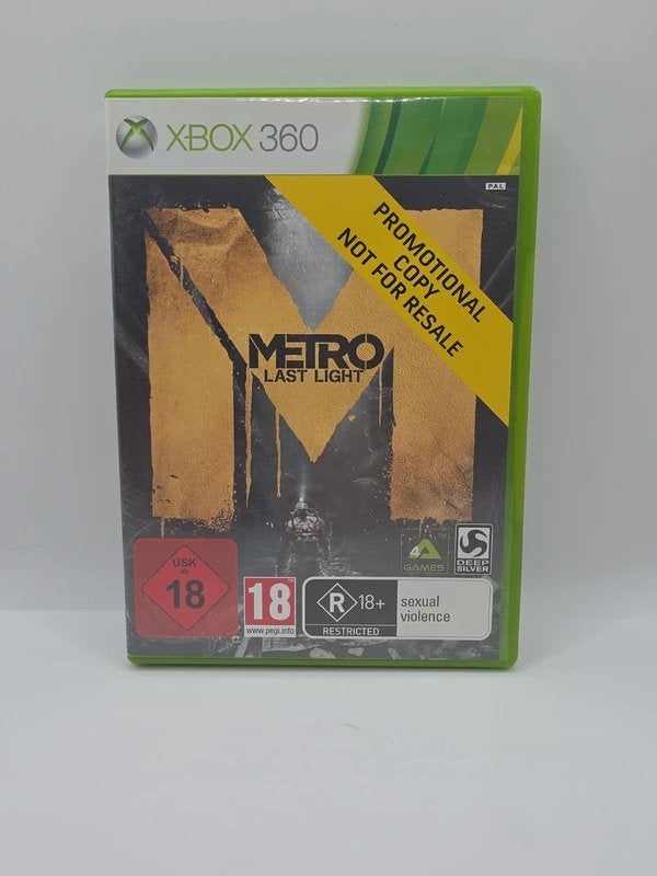 Metro Last Light Xbox 360 Promo CD, Microsoft Corporation One Microsoft Way Redmond, WA 98052-6399 United States of America (Verenigde Staten) 📞 Telefoon: +1 425-882-8080 support@microsoft.com