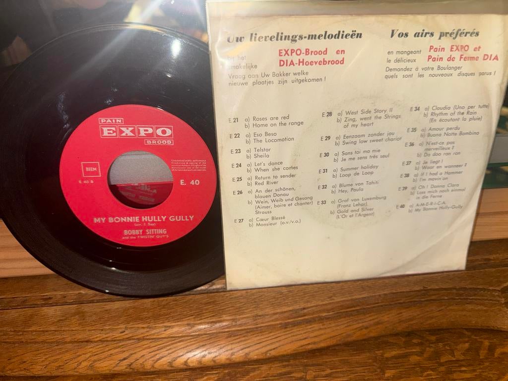 Bobby Sitting - My Bonnie Hully Gully / A-M-E-R-I-C-A, Cd's en Dvd's, Vinyl Singles, Originele persing, 7 inch, Single, Ophalen of Verzenden