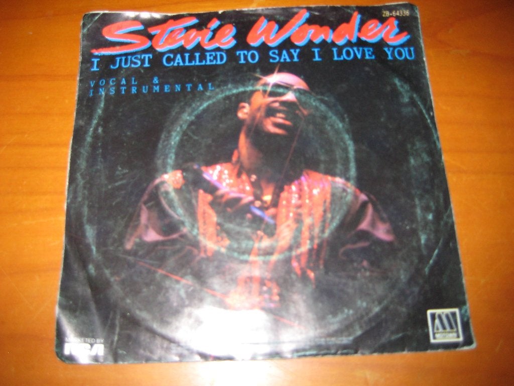 Stevie Wonder: I just called to say I loe you, Cd's en Dvd's, Vinyl Singles, Ophalen of Verzenden, Zo goed als nieuw, Pop