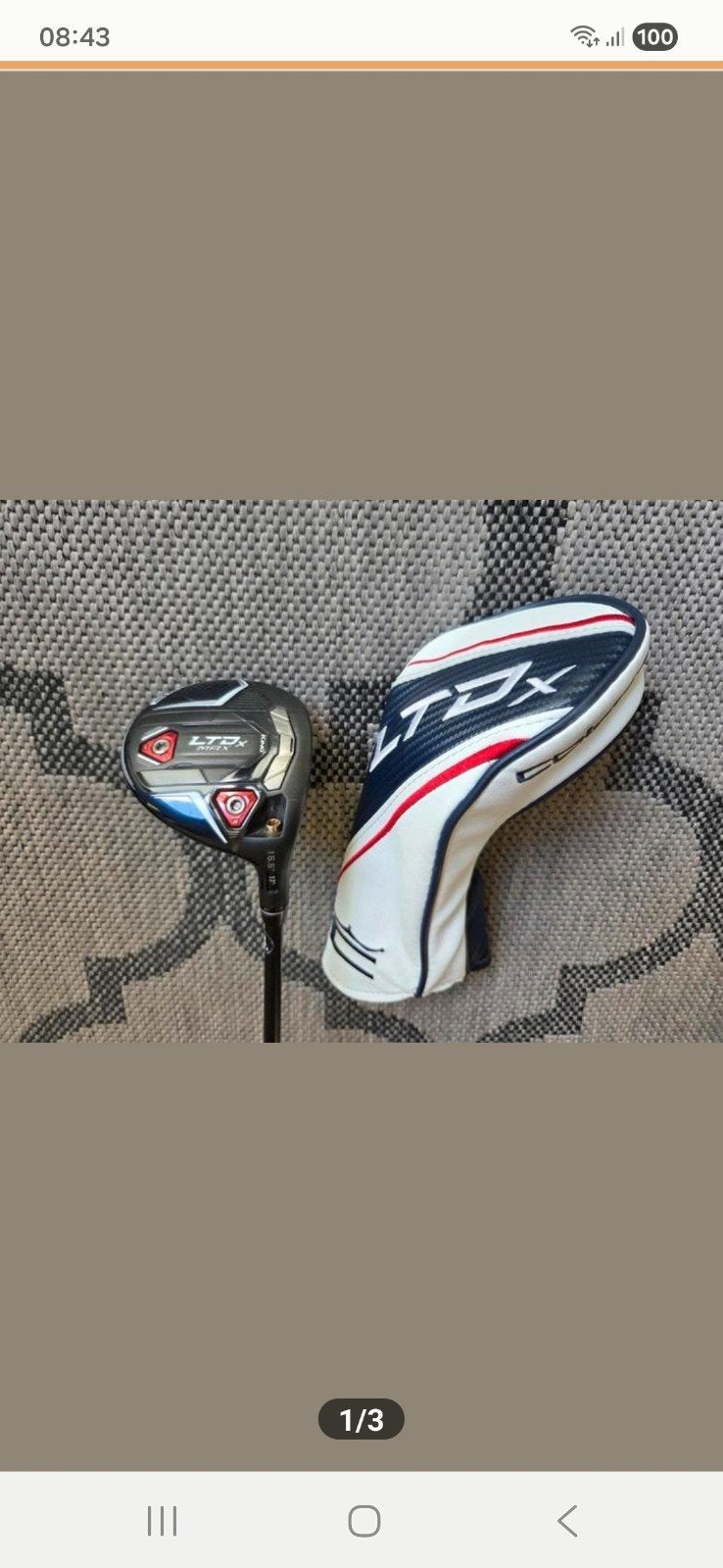 Cobra ltdx fairway wood 3 RH 150 euro, Ophalen, Zo goed als nieuw, Club