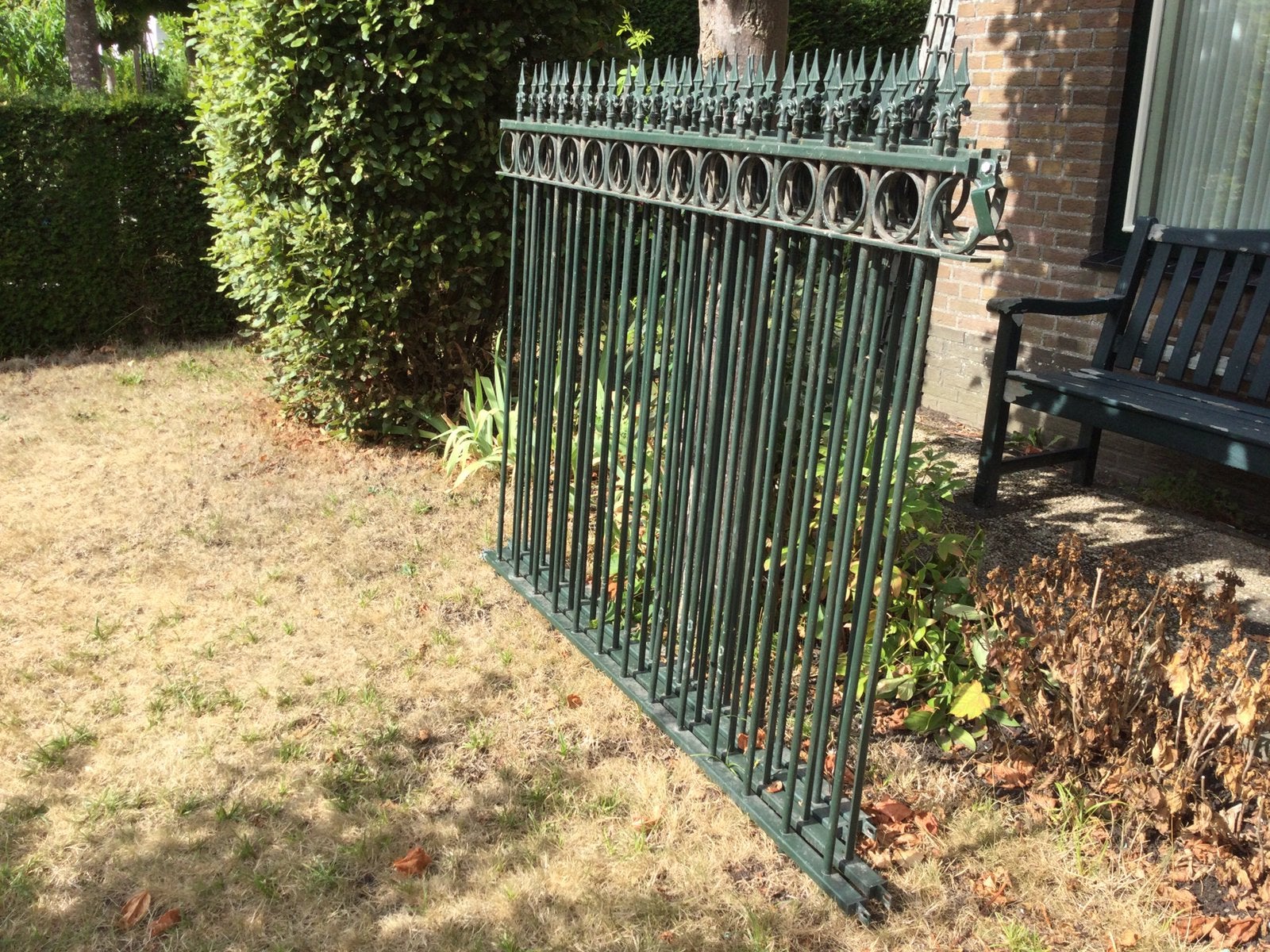 Hekwerk, Ophalen of Verzenden, Zo goed als nieuw, IJzer, Spijlenhekwerk