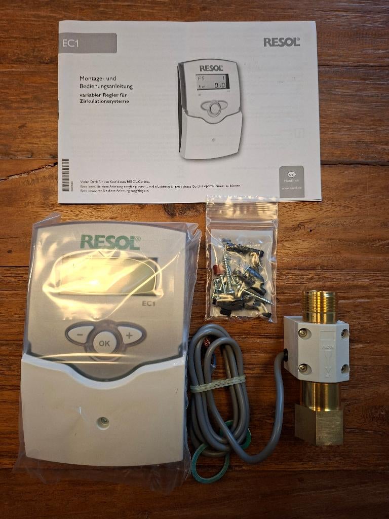 Resol EC1 circulatie regelaar nieuw in verpakking, Minder dan 30 cm, Overige typen, Nieuw, Minder dan 60 cm