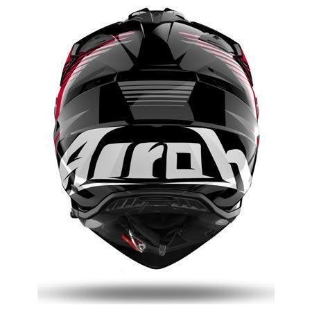 Airoh Bandit Spicy Integraalhelm, Zwart-Rood, Motoren, Ophalen of Verzenden, Nieuw met kaartje