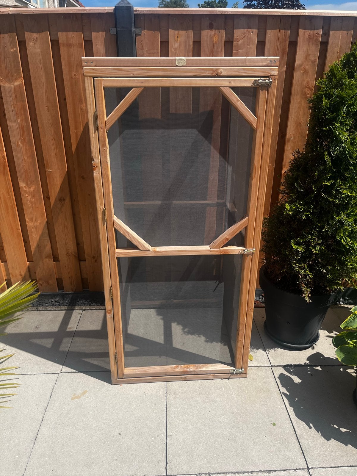 Buiten gaas terrarium 75x75x160, Dieren en Toebehoren, Reptielen en Amfibieën | Toebehoren, Ophalen, Zo goed als nieuw