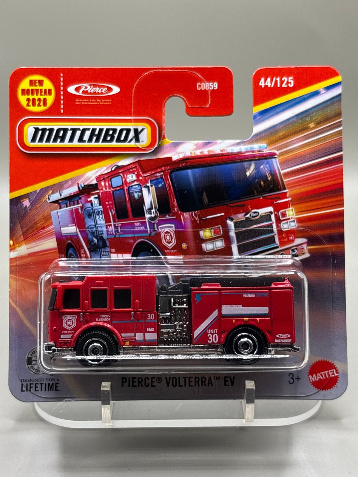 Matchbox 2026 Pierce Volterra EV Brandweerwagen