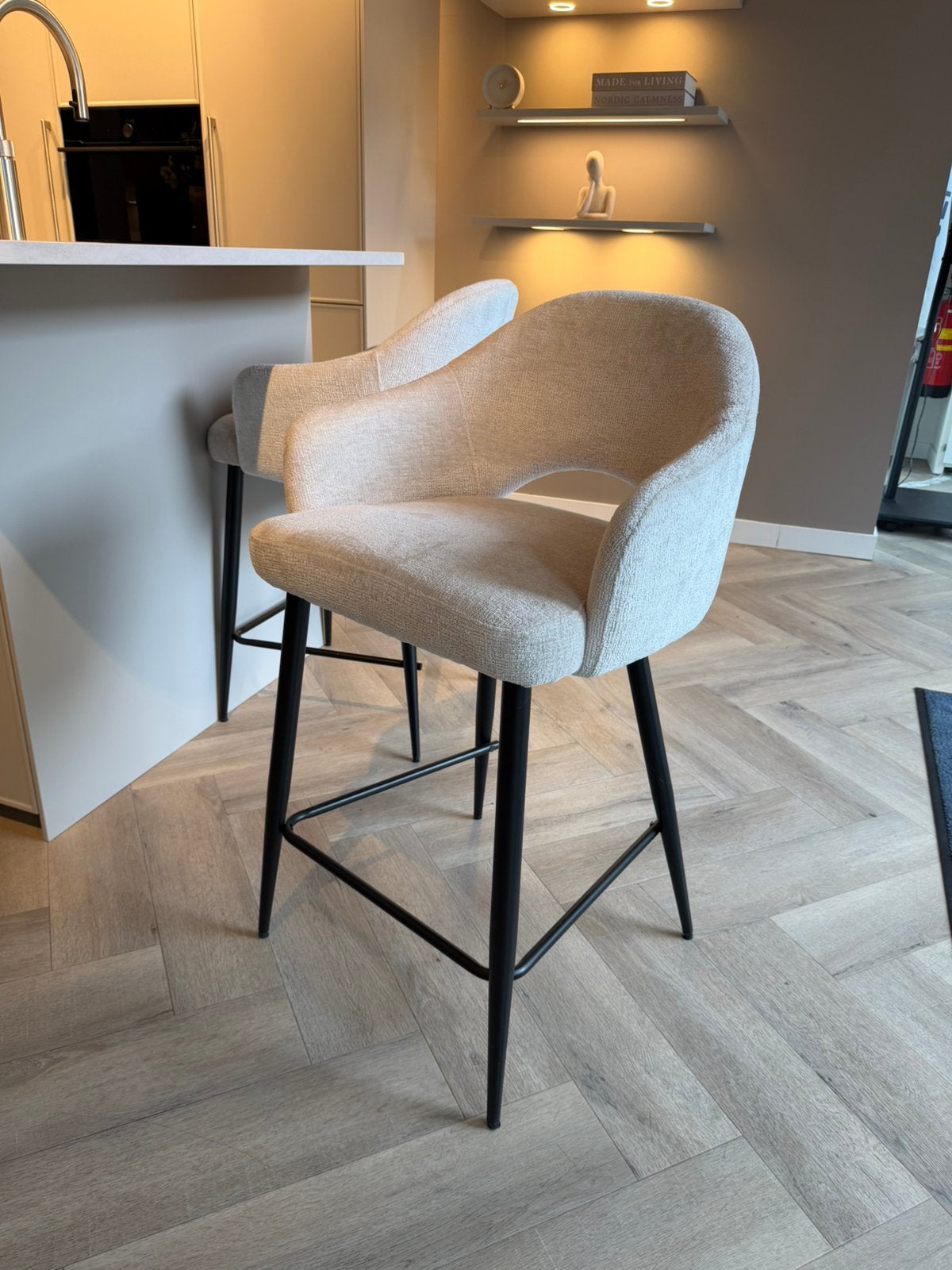 Luxe barstoelen nieuw, Huis en Inrichting, Ophalen, Met voetsteun, 60 tot 90 cm, Nieuw