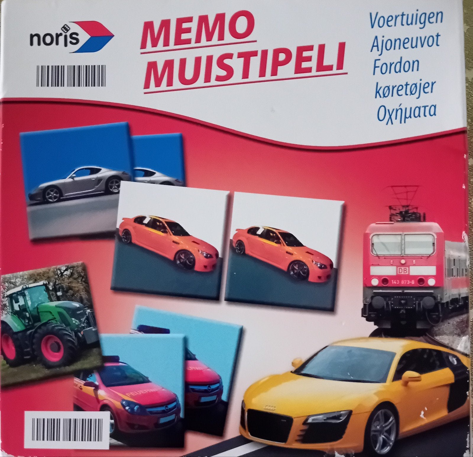 Memo Muistipeli ( vanaf 3 + ) voor kinderen, Drie of vier spelers, Ophalen, Zo goed als nieuw
