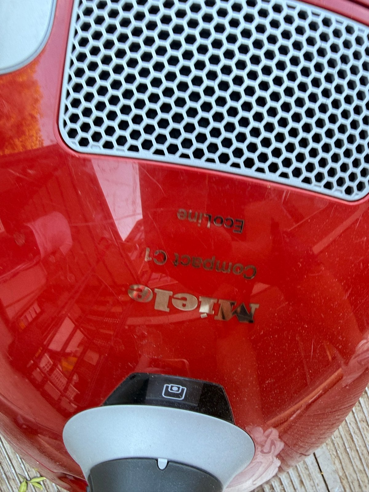 Miele Compact C1 Ecoline Sledestofzuiger Rood 550W, Witgoed en Apparatuur, Stofzuigers, Gebruikt, Miele, Sledestofzuiger, Minder dan 1200 watt