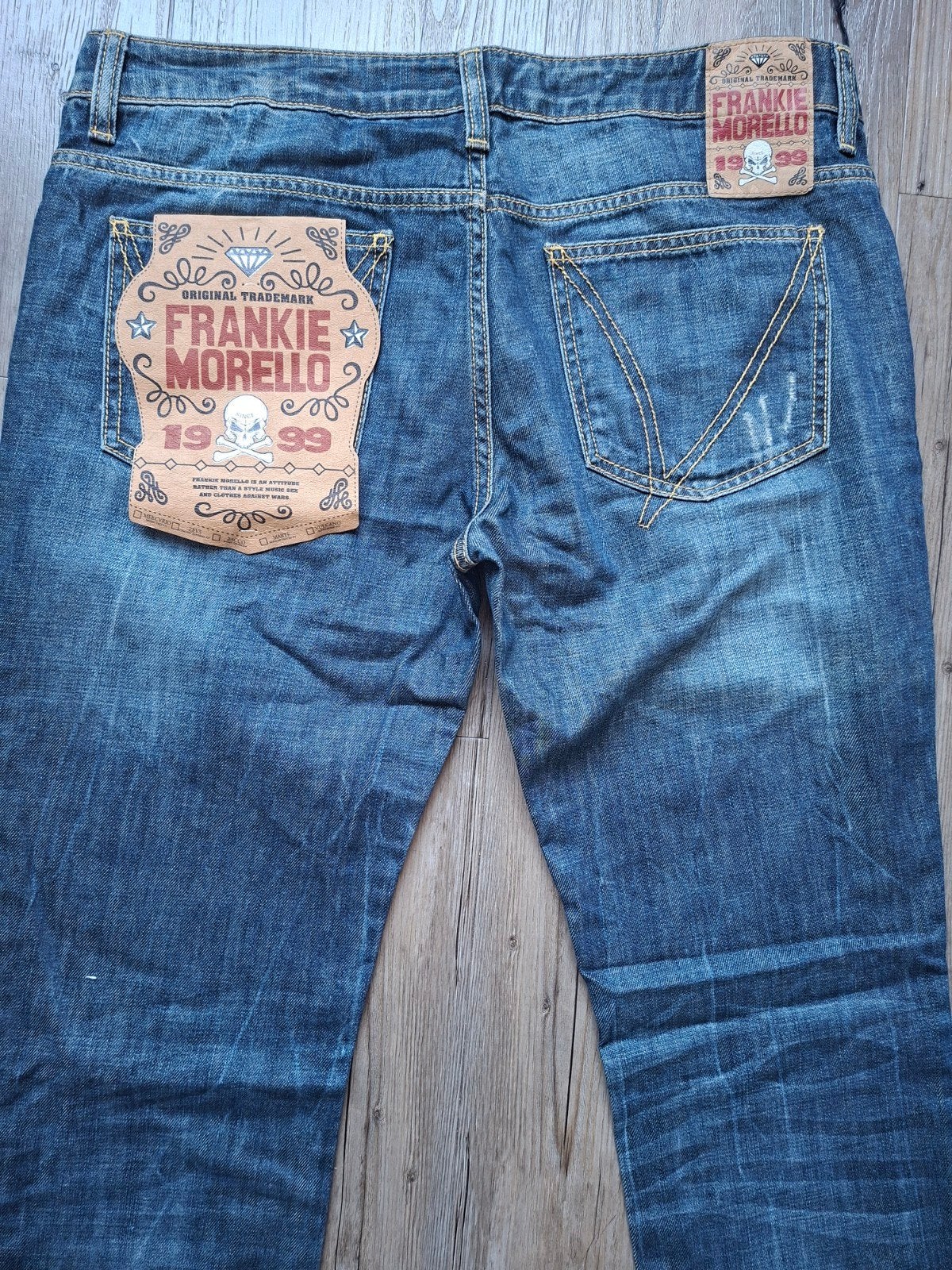 FRANKIE MORELLO jeans W36 L34, W36 - W38 (confectie 52/54), Blauw, FRANKIE MORELLO, Nieuw