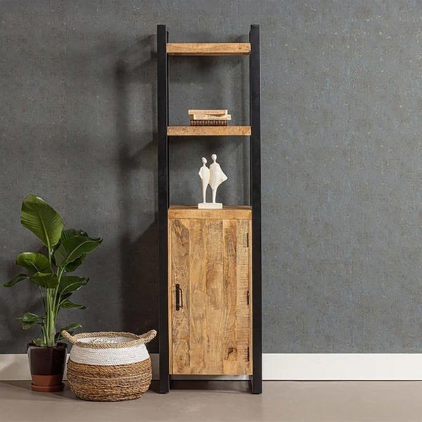 Kast / Boekenkast mangohout, Ophalen, Gebruikt, 50 tot 100 cm, 150 tot 200 cm