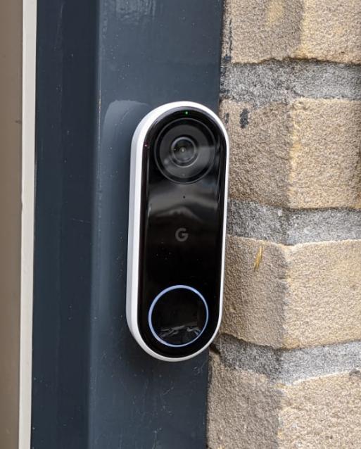Google Nest Deurbel, Verzenden, Bewegingsdetectiesensor, Zo goed als nieuw, Bedraad