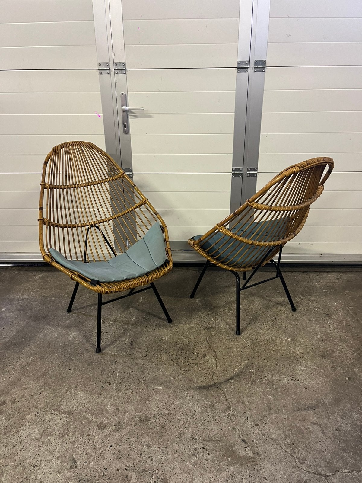 4 stuks Luxe rotan fauteuil lounge Satteliet Twist LSC, Ophalen, Kunststof, Wit, Zo goed als nieuw