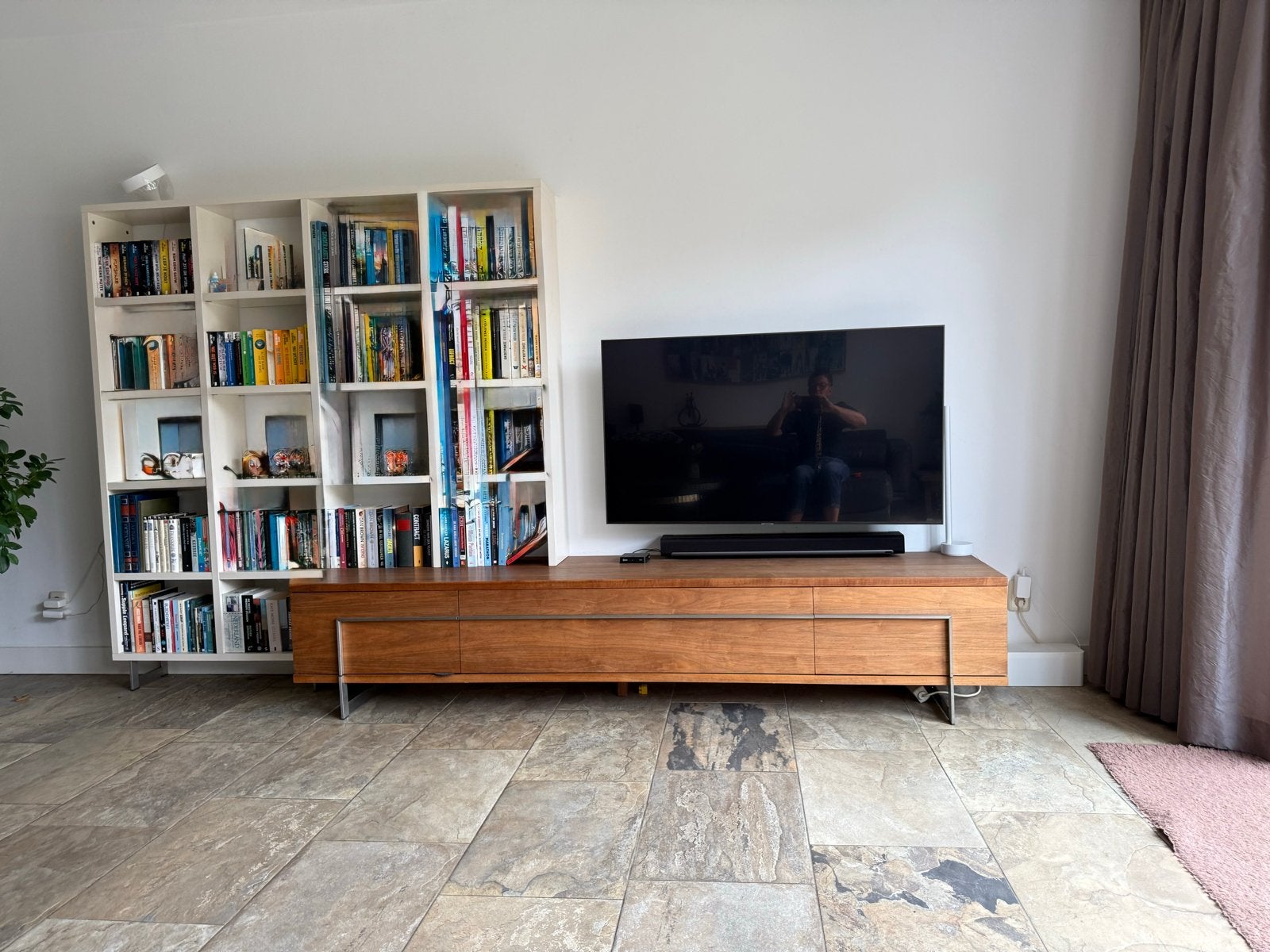 Bert Plantagie TV-meubel/dressoir van teakhout, Ophalen, Gebruikt, Teakhout, 200 cm of meer