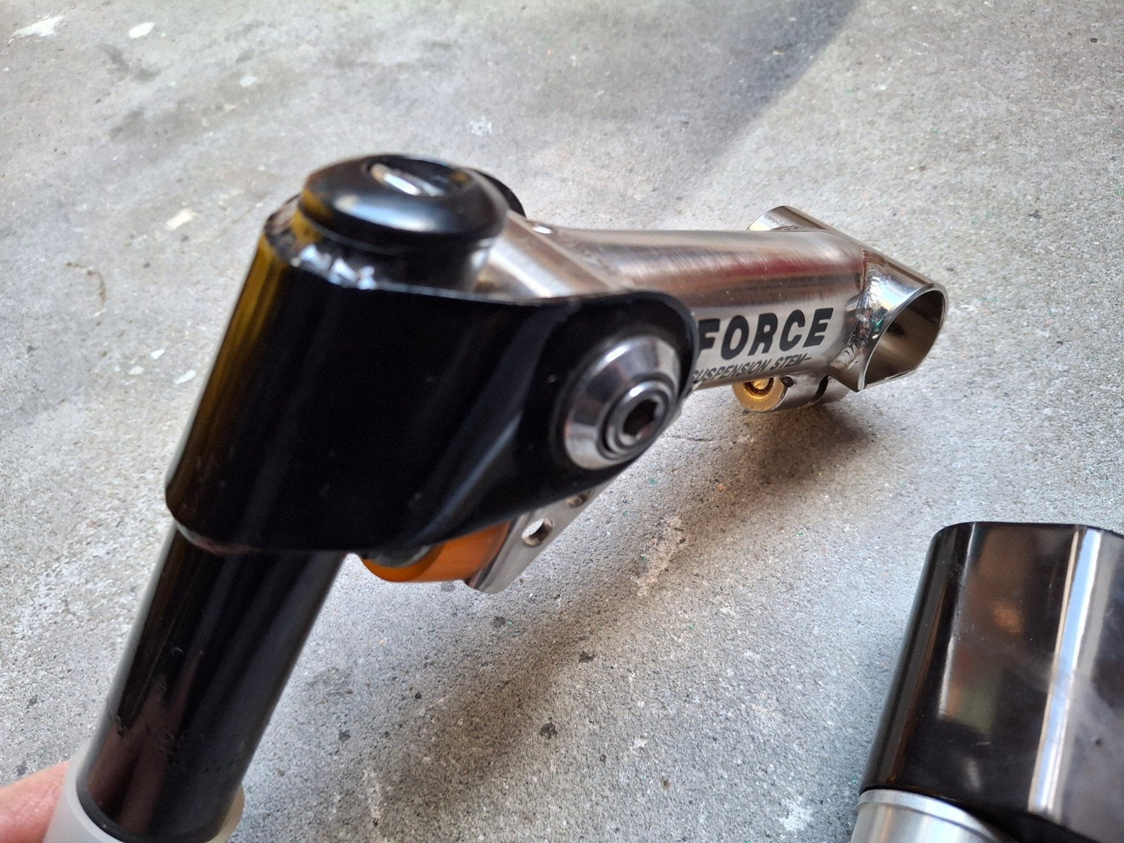 Verende stuurpen (suspension stem) - Force, Fietsen en Brommers, BMX, Stuur, Staal, Ophalen of Verzenden