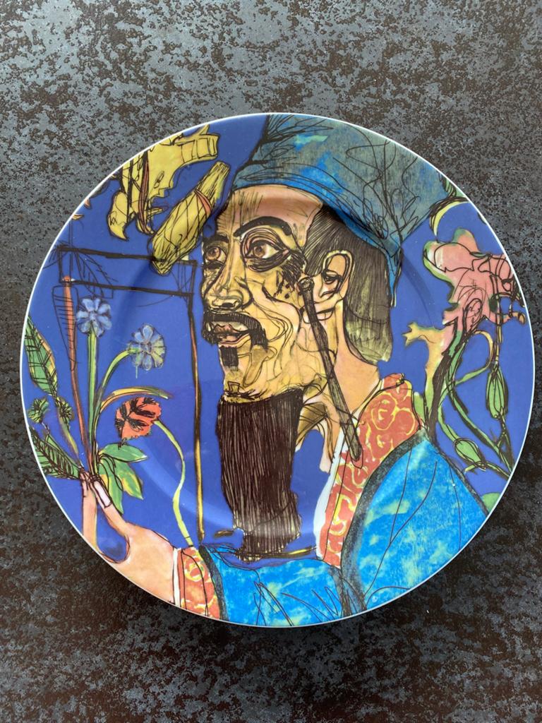 Kunst bord Piet Schopping, Antiek en Kunst, Antiek | Wandborden en Tegels, Verzenden