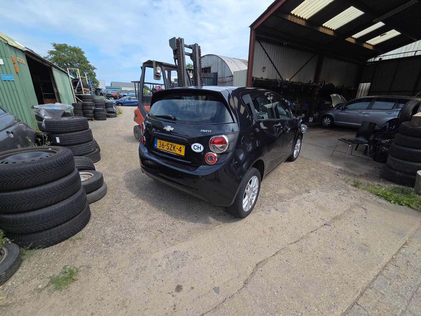Diversen onderdelen chevrolet aveo bj 2012, Ophalen, Gebruikt, Chevrolet