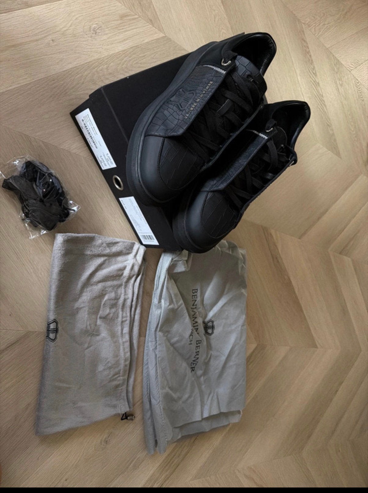 Benjamin Berner sneakers zwart heren, Ophalen of Verzenden, Zo goed als nieuw