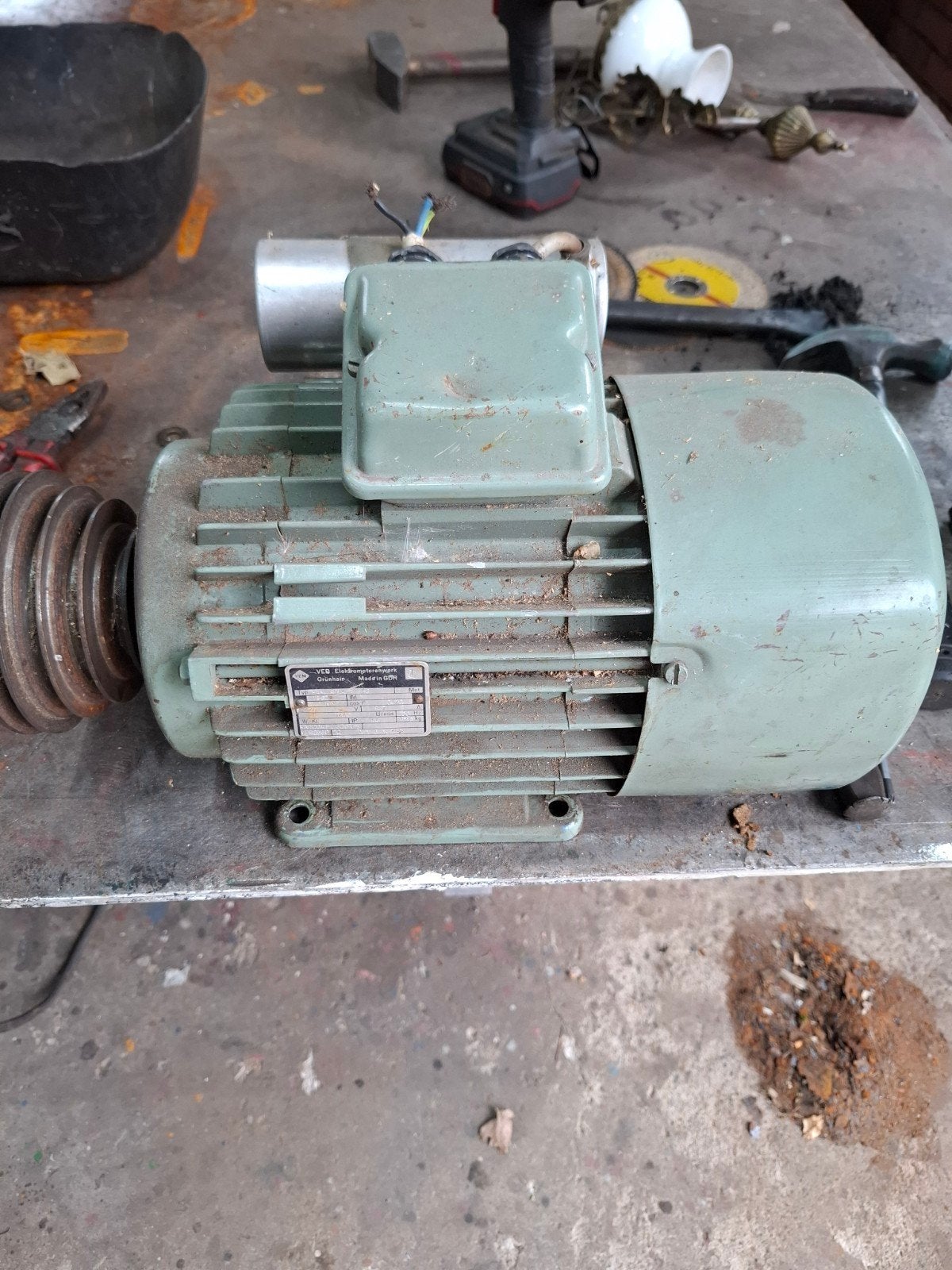 elektromotor 220v, Doe-het-zelf en Verbouw, Motoren, Ophalen of Verzenden, Elektromotor, 1400 tot 1800 rpm