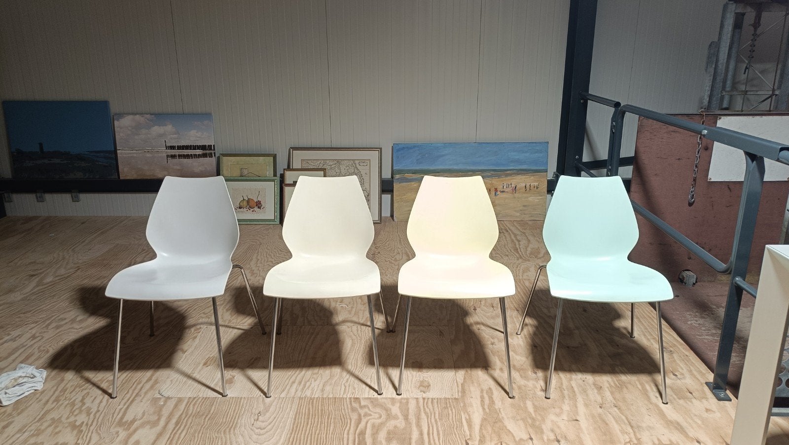 Kartell Maui Eetkamerstoelen 4 stuks, Huis en Inrichting, Ophalen of Verzenden
