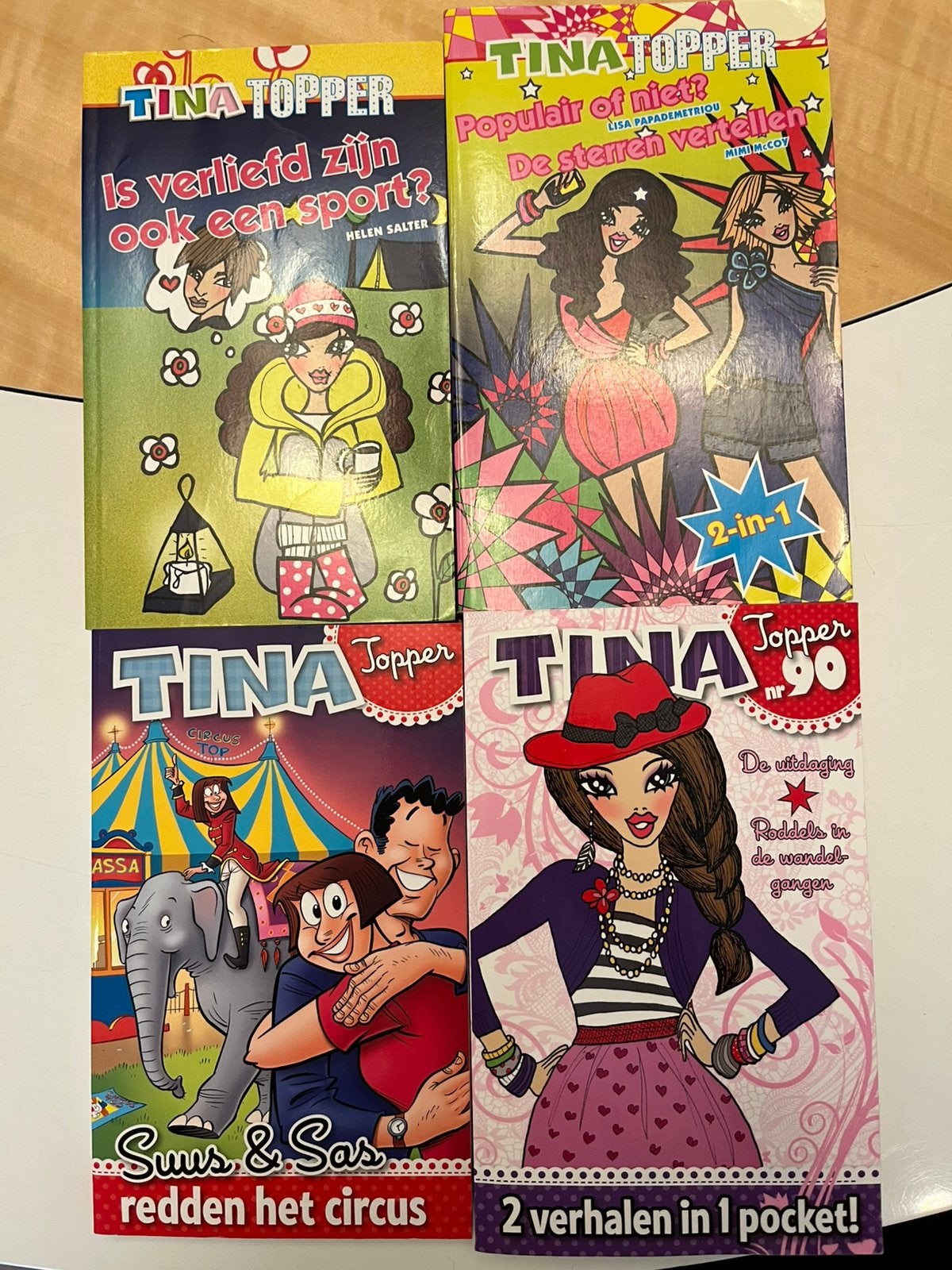 4 Tina toppers, Ophalen of Verzenden, Zo goed als nieuw, Fictie