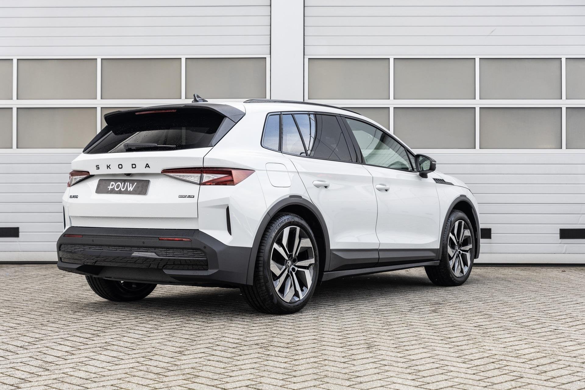 Skoda Elroq 85 286pk Sportline | Business Upgrade Clever | T, Auto's, Automaat, 12 maanden, 82 kWh, Wit