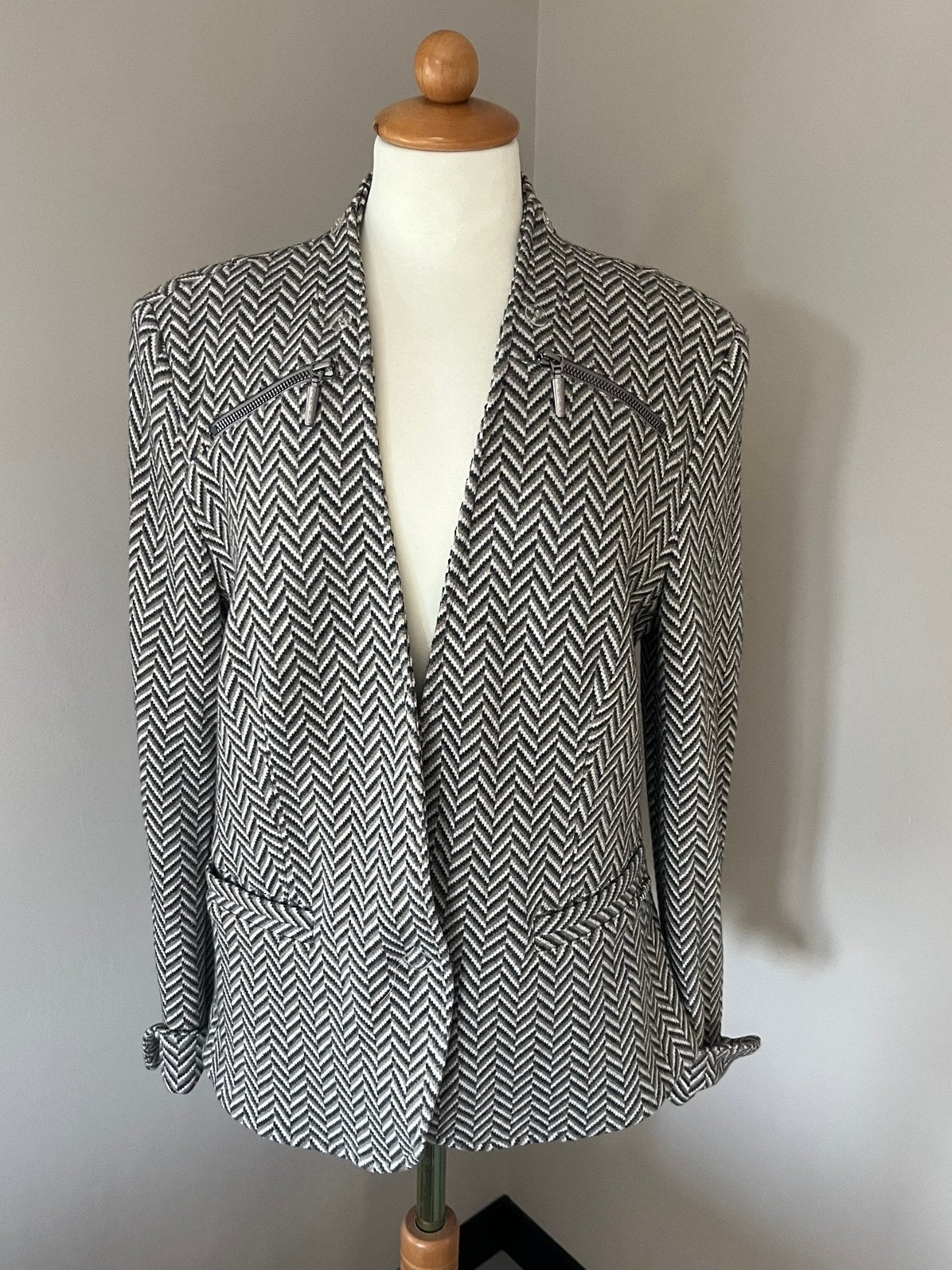 Airfield blazer jasje met visgraat print 40, Maat 38/40 (M), Ophalen of Verzenden, Zo goed als nieuw, Jasje