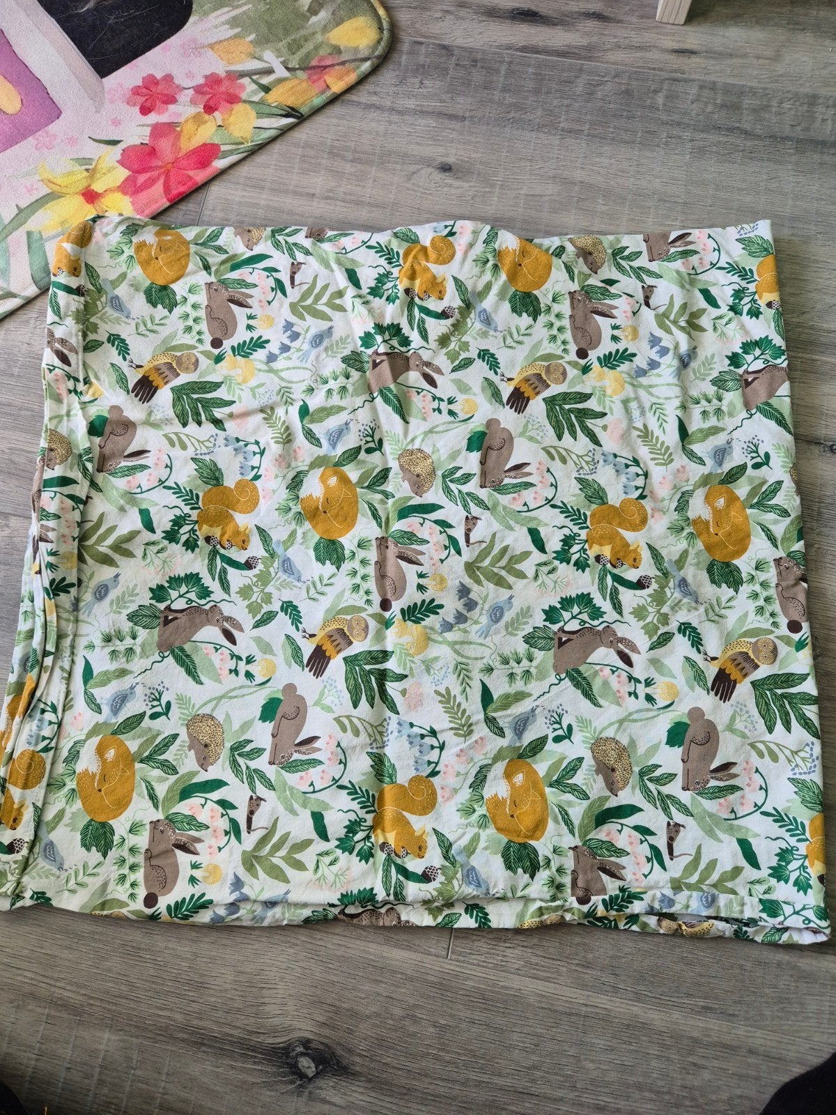 Peuter dekbedovertrek met bosdieren print, Dekbedovertrek, Katoen, Nieuw, Ophalen of Verzenden