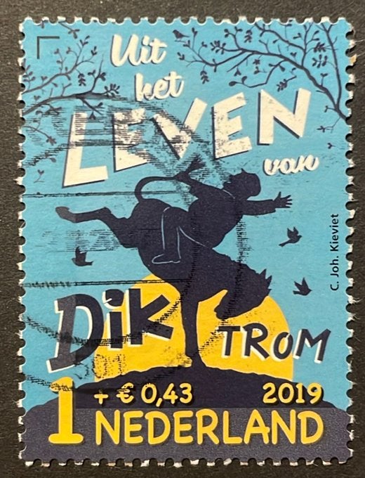 2019 Kinderpostzegels nvph 3788 Dik Trom, Ophalen of Verzenden, Na 1940, Gestempeld